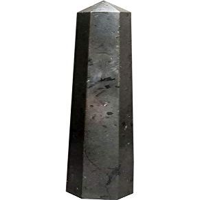 Aldomin Natural Energized Black Tourmaline Healing Crystal Wand (6 To 7 Cm)