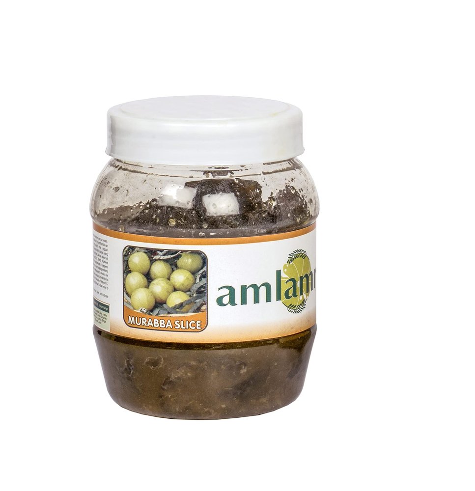 Amlamrut Premium Amla Slice Murabba 500g | Natural Indian Gooseberry Sweet | Rich in Vitamin C | Traditional Amla Murabba for Immunity & Digestion | Healthy Sweet Treat | No Preservatives | Ready to Eat