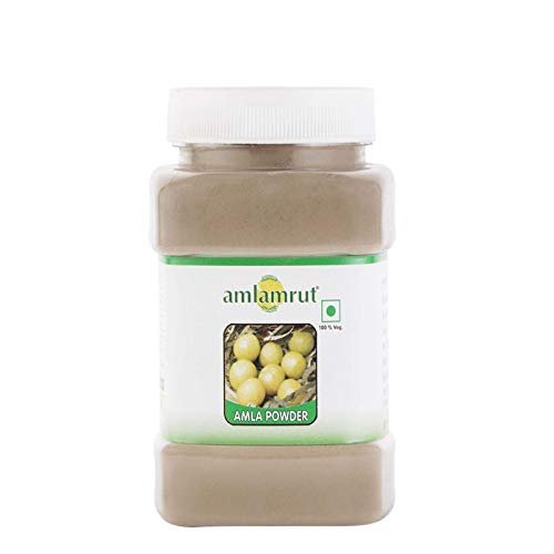 Amlamrut Amla Powder 125g Pack of 2 | Pure Indian Gooseberry Powder | Natural Vitamin C Rich Supplement for Immunity & Digestion | Herbal Superfood for Skin & Hair Health | No Additives | 100% Pure
