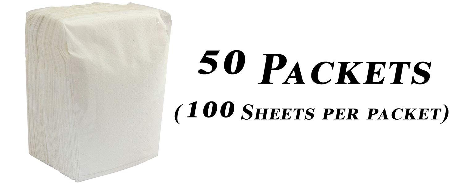 Biogreen L-fold/Table Top Napkin Refill (5000 Sheets) || Pack of 50 Packets