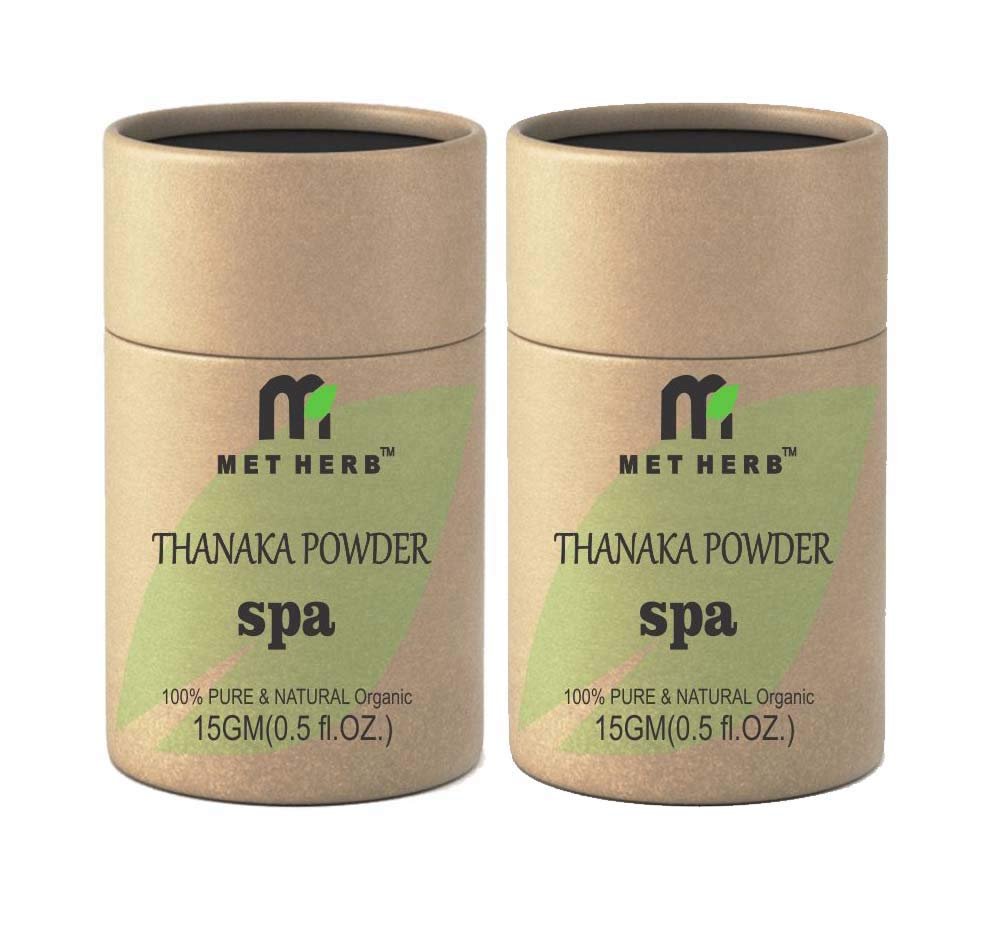 Pure & Natural Thanaka powder for permanent hair removal 15g (Pack of 2)