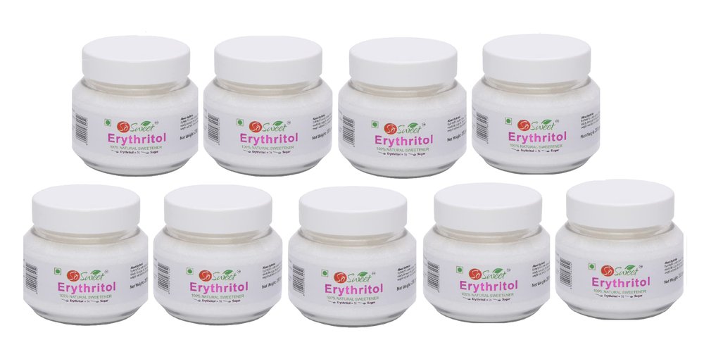 So Sweet 100% Natural Sweetener 200 GMS Erythritol (Pack of 9)