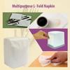 Biogreen L-fold/Table Top Paper Napkin Refill - 1000 Sheets || Pack of 10 Packets view 2
