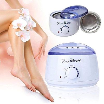 DEBIRE PRo Wax100 Hot Wax Warmer Machine, Portable Electric Waxing Heater, Strip and Paraffin Waxing for women | with Hair Wax Paper 5Qty in box.