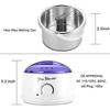 DEBIRE PRo Wax100 Hot Wax Warmer Machine, Portable Electric Waxing Heater, Strip and Paraffin Waxing for women | with Hair Wax Paper 5Qty in box. view 3