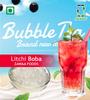 ZAWAA Litchi Boba Bubble Tea Mellowed With Milk Tea | Chewy Tapioca Pearl (500 g) For Milkshakes, Ice Cream and Yogurt view 2