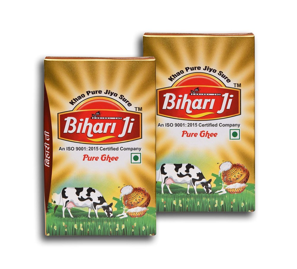 Bihari Ji Pure Desi ghee 500 Ml Tetra Pack-2