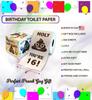 Happy 16th Birthday Toilet Paper Prank Funny Gag Gift! view 3