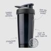 BlenderBottle Strada Tritan Shaker Bottle with Locking Lid, 28-Ounce, Black view 3