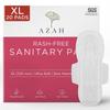 AZAH Sanitary Pads for Women XL [Pack of 20] 100% Rash-Free sanitary napkins | 3x More Absorption, Cottony Soft and Dry Top Cover for heavy Flow | Toxin Free, Locks Odour, Leak-Proof view 1