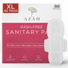 AZAH Sanitary Pads for Women XL [Pack of 40] 100% Rash-Free sanitary napkins | 3x More Absorption, Cottony Soft and Dry Top Cover for heavy Flow | Toxin Free, Locks Odour, Leak-Proof view 1