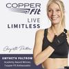 Copper Fit Compression Gloves Infused with Menthol for Maximum Recovery, Black, Small/Medium view 2