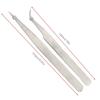 HEEPDD Tweezers, 4PCS Serger Tweezers with Serrated Tips Serrated Bent Tweezers Tips Stainless Steel Straight Tweezer Tip Curved Anti Static Tweezers Sewing Machine Accessory view 4