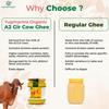 Yugmantra Organic Foods Desi Gir Cow Ghee (500 ml x 2 = 1000 ML) | Traditional Bilona Method | Lactos and Gluten free | Grassfed, Natural And Healthy Desi Cow Ghee | Glass Bottel view 4
