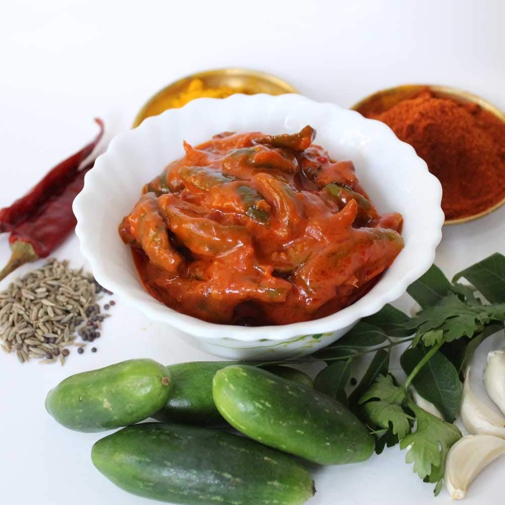 Sitara Foods Dondakaya Pickle Tindora Ivy Gourd Achar Home Made 250 Grams pack