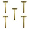 Foreign Holics Golden Brass Shaving Razor For Clean Smooth Shave For Men (5) view 1