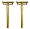 Foreign Holics Golden Brass Shaving Razor For Clean Smooth Shave For Men (2) view 1
