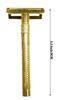 Foreign Holics Golden Brass Shaving Razor For Clean Smooth Shave For Men (2) view 3