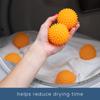 S&T INC. Reusable Dryer Balls, Fabric Softener for Laundry, Orange, 2.5 in, 6 Pack view 2