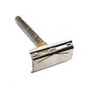 Foreign Holics Mens Double Edge Safety Shaving Razor with Long Handle (4-inch, Pack of 2) view 3