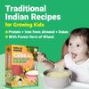TOTS AND MOMS Protein & Calcium Rich - Instant Cereal|No Sugar No Milk - Preservative Free Travel Friendly Healthy Porridge Mix For Kids (200 G (Pack Of 1), Dates) view 3