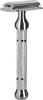 Foreign Holics Imported Double Edge Heavy Metal Shaving Razor For Men & Boys-50 gm (Silver) view 1