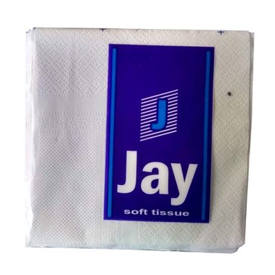 Jay 1Ply Paper Hard Tissue Paper White 30 X 30 cm Pack of 18 Packets.