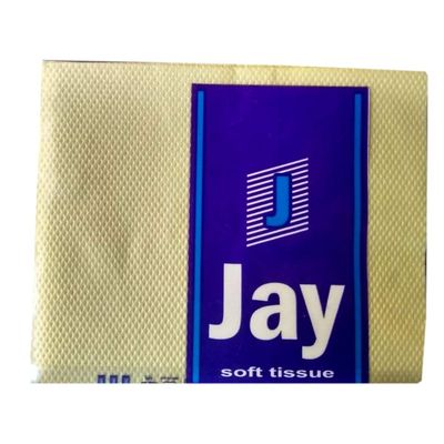 Jay 1Ply Paper Soft Tissue Paper Yellow 30 X 30 cm Pack of 12 Packets.