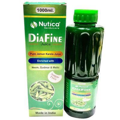Diafine Juice Pure Jamun Karela Juice, 1 L