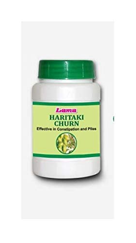 Lama 100% Natural Haritaki Churn (Terminalia Chebula Powder) - for Detoxification & Rejuvenation - 100 g (Pack of 3)