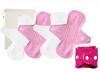 Manvicare Reusable Washable Cloth Mini Sanitary Pads-Cloth Pantyliners With Wings for Women-4 Panty liners-Mini Pads & 1 Storage Bag - Size 200mm view 1