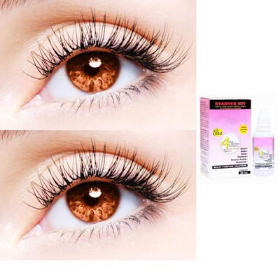 2 Pair Monthly Colored Contact Lenses Zero Power With 30 ml Solution (Brown-Brown)