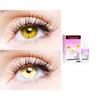 2 Pair Monthly Colored Contact Lenses Zero Power With 30 ml Solution (Hazel-Gold) view 1