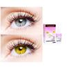 2 Pair Monthly Colored Contact Lenses Zero Power With 30 ml Solution (Grey-Hazel) view 1