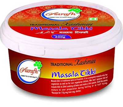 Aarafh Traditional Kashmiri Masala Tikki, Vaaer Masala 200g Grams, Ready to Use Tadka Masala