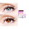 2 Pair Monthly Colored Contact Lenses Zero Power With 30 ml Solution (Grey-Brown) view 1