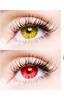 2 Pair Monthly Colored Contact Lenses Zero Power With 1 Lens Travel Kit (Hazel-Red) view 1