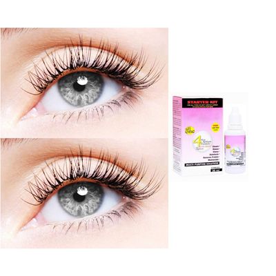 2 Pair Monthly Colored Contact Lenses Zero Power With 30 ml Solution (Grey-Grey)