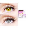 2 Pair Monthly Colored Contact Lenses Zero Power With 30 ml Solution (Hazel-Grey) view 1