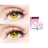 2 Pair Monthly Colored Contact Lenses Zero Power With 30 ml Solution (Hazel-Hazel) view 1