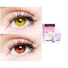 2 Pair Monthly Colored Contact Lenses Zero Power With 30 ml Solution (Hazel-Brown) view 1