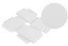 ayushicreationa Plain Waxing Strips For Hair Removal - 280 Pieces (White color) view 3