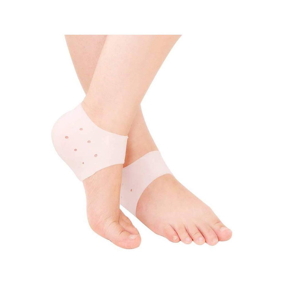 AFIYA Anti Crack Silicon Gel Heel And Foot Protector Moisturizing Socks for Foot Care Pain Relief for Men And Women 1 pair