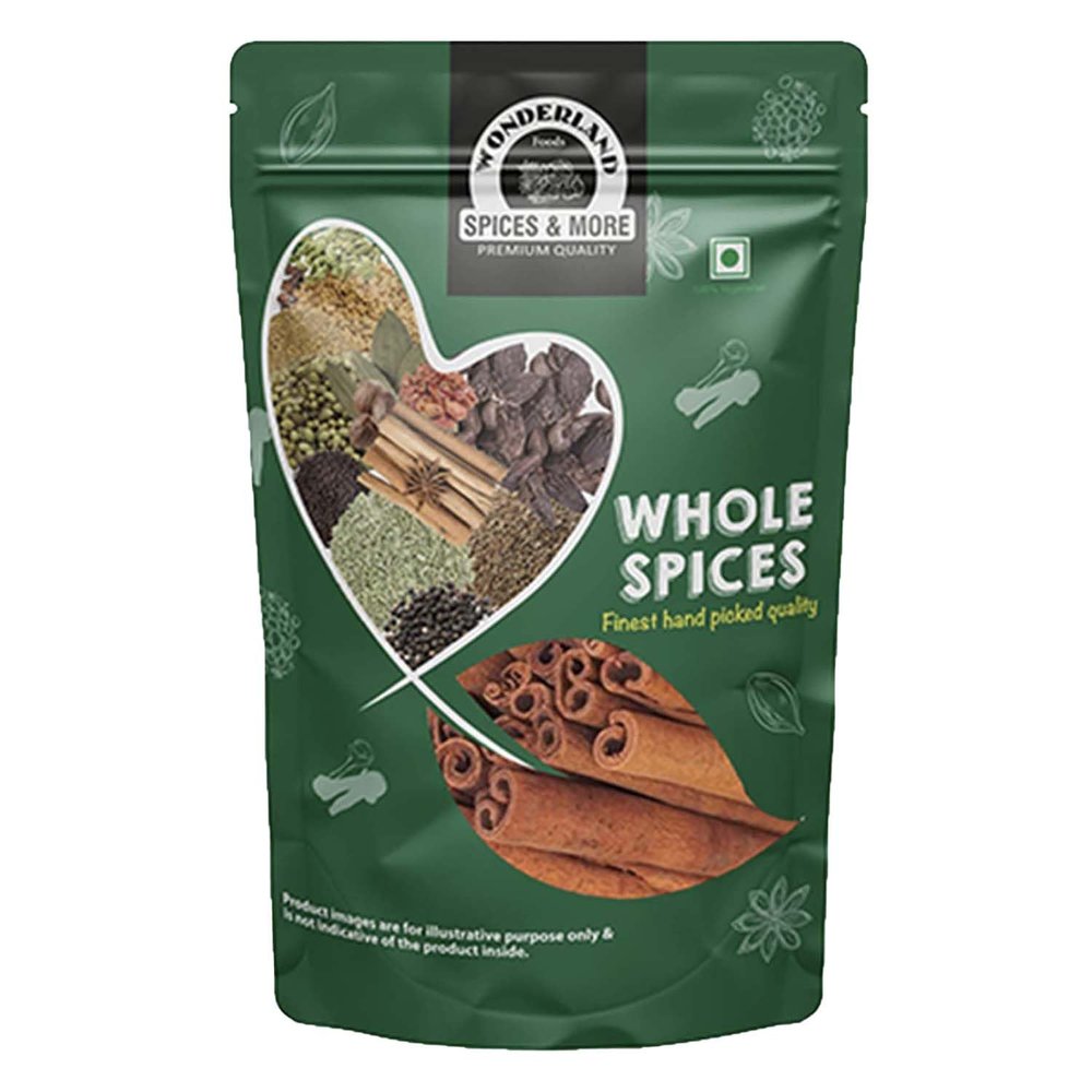 Wonderland Foods 250g Cinnamon, Dalchini Sticks (Whole Spices) Pouch