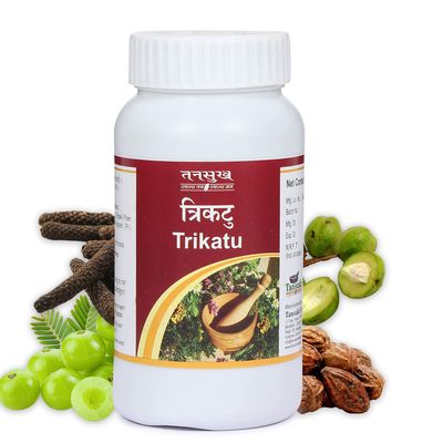 Tansukh Trikatu Churna powder/Thirikadugam choornam, Combination of three peppers - Pack of 1 (100 Gms)