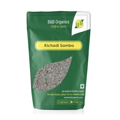 B&B Organics Kichadi Samba Rice (1kg), /Traditional Rice/ Kichadi Samba arisi.