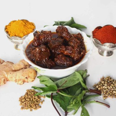 Sitara Foods Gongura mutton Sorrel Leaves Mutton Pickle Boneless Home Made 500 Grams pack