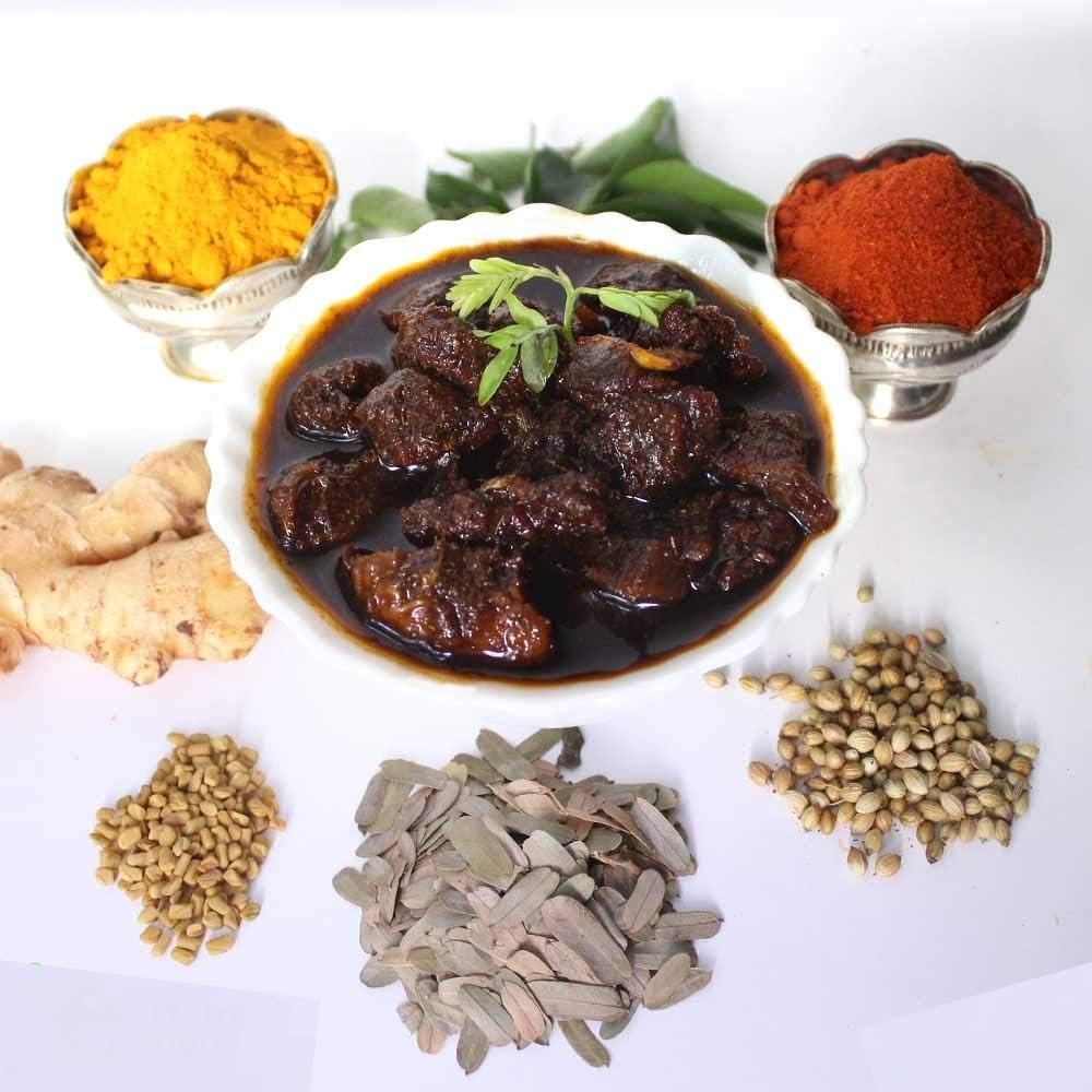 Sitara Foods Chinthaku Tamarind Leaves Mutton Pickle Boneless Home made 500 Grams pack