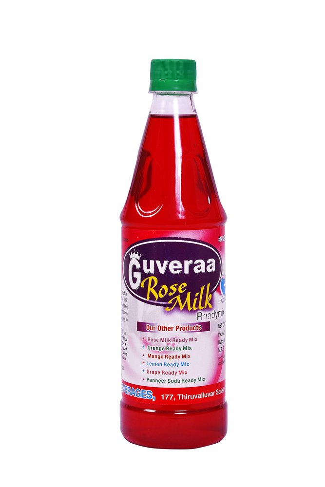 Concentrated Rosemilk Syrup ideal for Less Sugar Taste Consumption. Milk only Recipes.