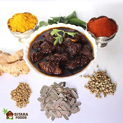 Sitara Foods Chinthaku Mutton Pickle Tamarind Leaves Mutton Boneless Home Made 250 Grams Pack